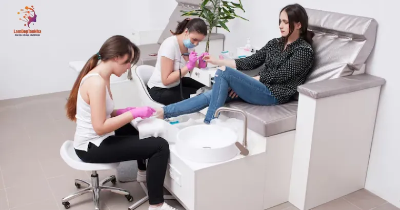 Đảm bảo an toàn chất lượng khi phục vụ làm nail tận nhà