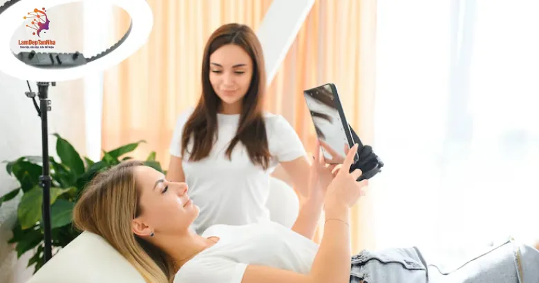 Dịch vụ làm đẹp tận nhà trải nghiệm thực tế của khách hàng