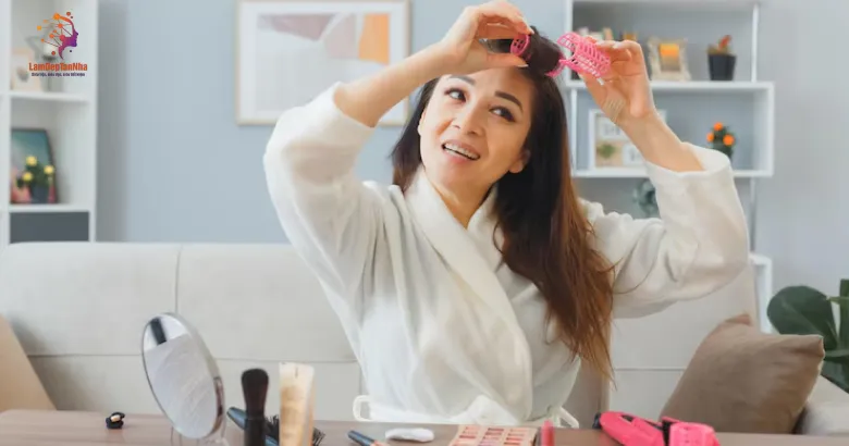 Trang điểm với làm tóc tận nhà bí quyết giữ vẻ trẻ trung, tự tin mỗi ngày