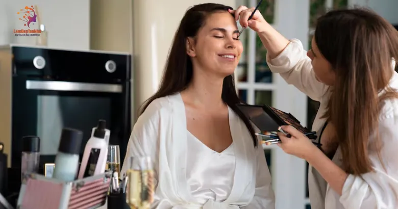 Ưu điểm của dịch vụ makeup tận nhà uy tín cho khách hàng
