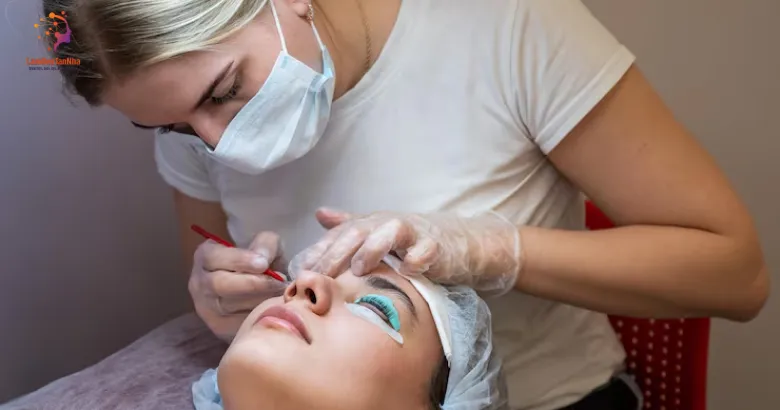 Quy trình thực hiện nối mi tận nhà tại Lamdeptannha.com