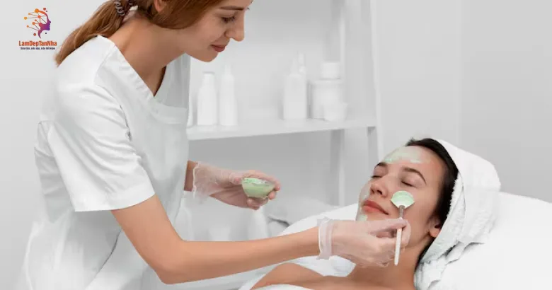 Trị mụn tận nhà có chuyên viên giải pháp tiện lợi cho làn da đẹp